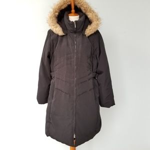 Womens Sz M Centigrade Black Puffer Down & Feather